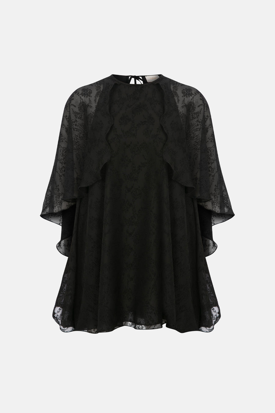 HOLLY PELERİN ELBİSE / SİYAH