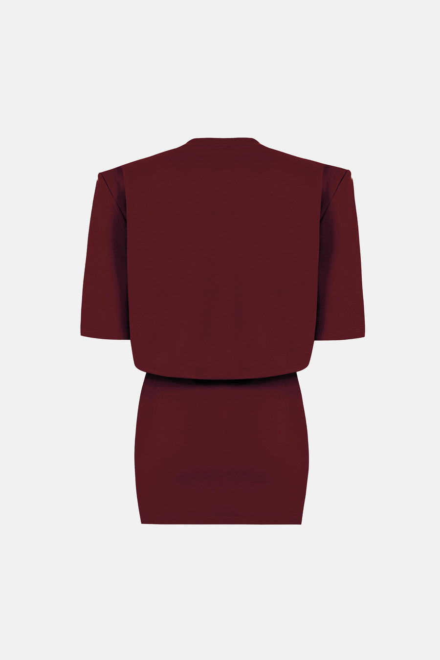 MIU T-SHIRT ELBİSE / BORDO