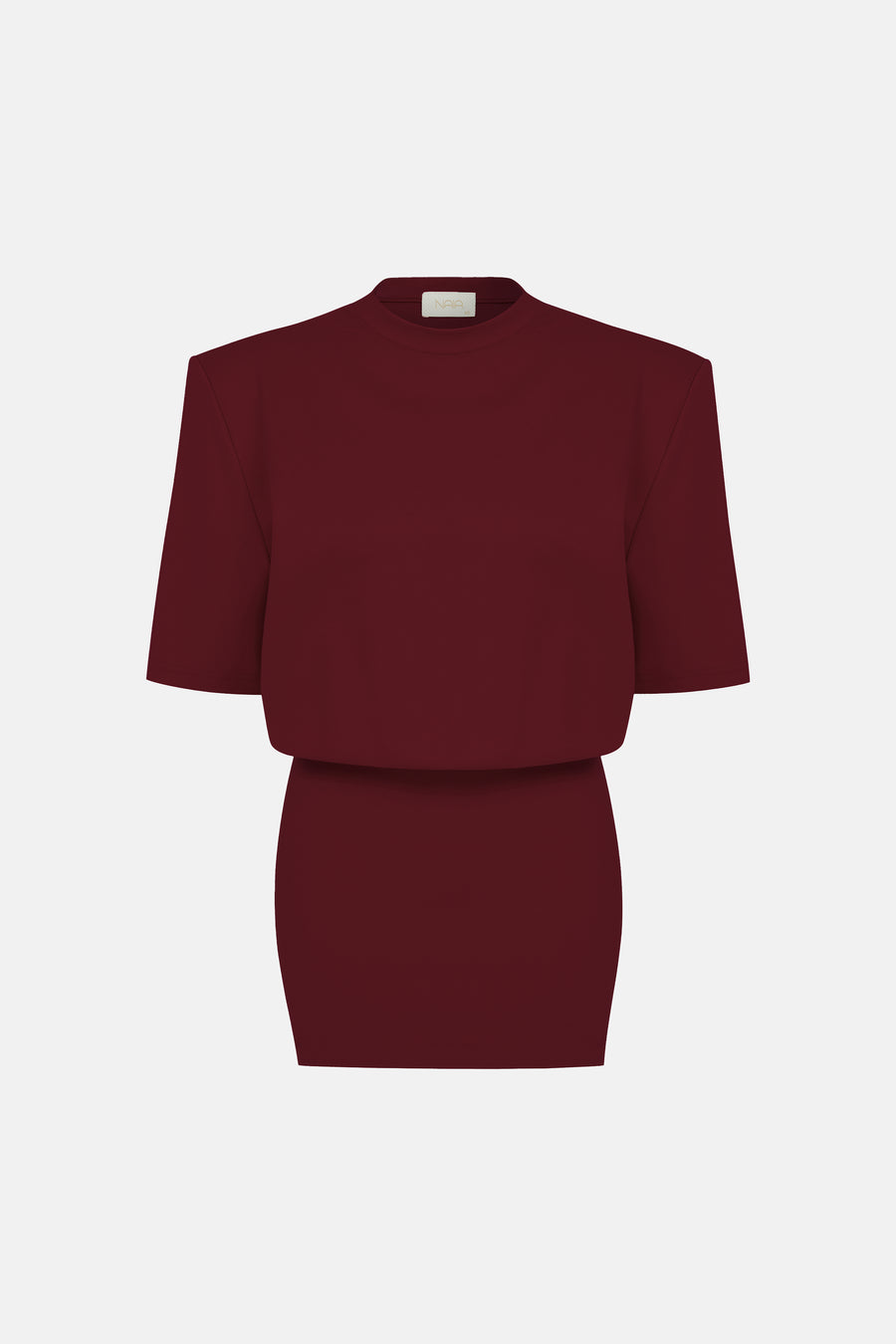 MIU T-SHIRT ELBİSE / BORDO