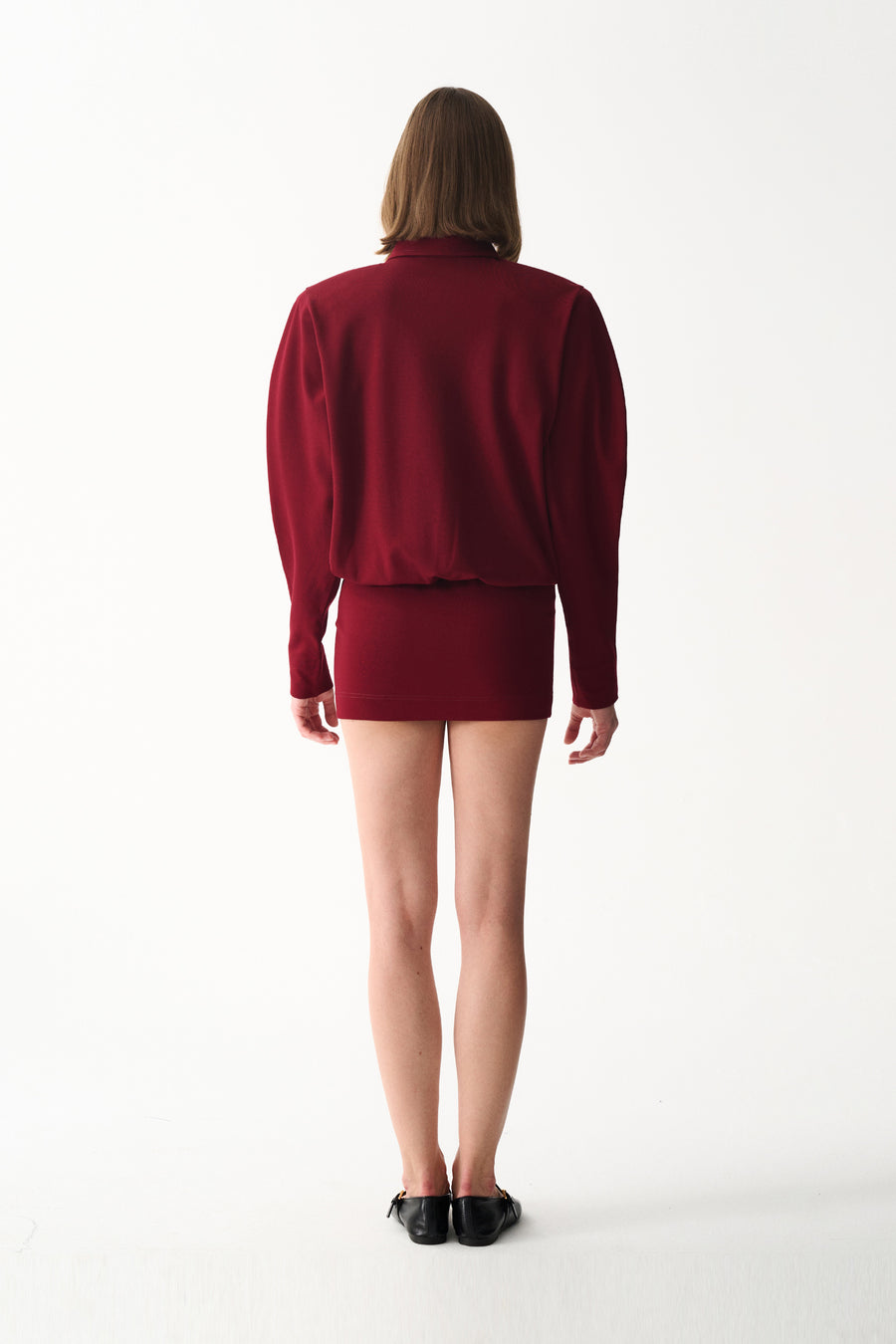 LUCKY ELBİSE / BORDO