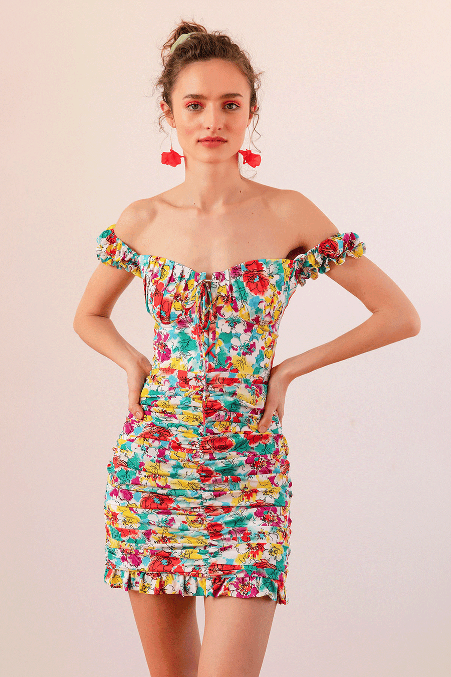 Lily Elbise / Renkli Çiçekli - NAIA ISTANBUL Shop Online