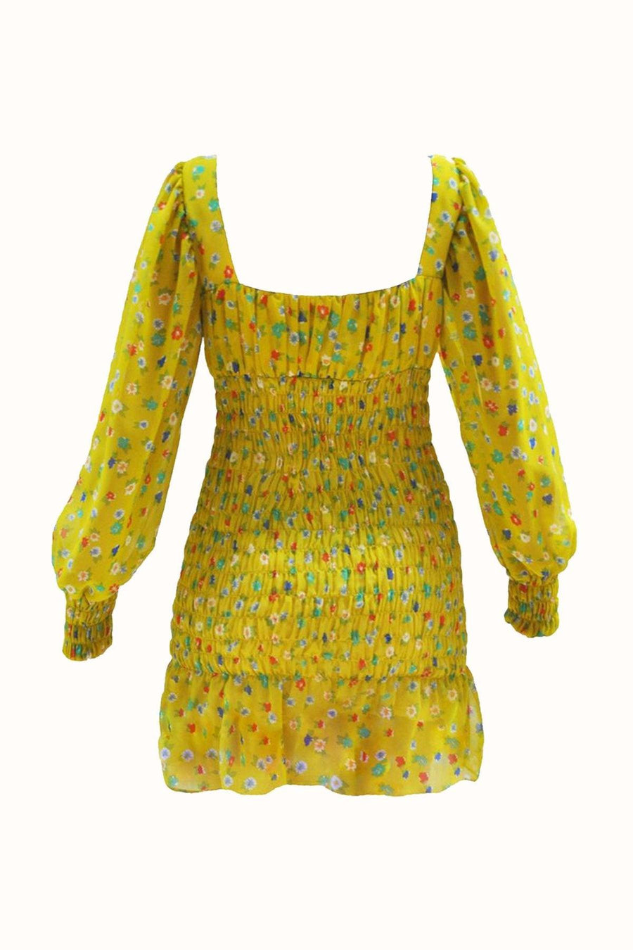 Zella Elbise / Sarı Çiçekli - NAIA ISTANBUL Shop Online